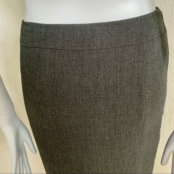 JAEGER Vintage Wool Blend Pencil Skirt Grey - Picture 9 of 13